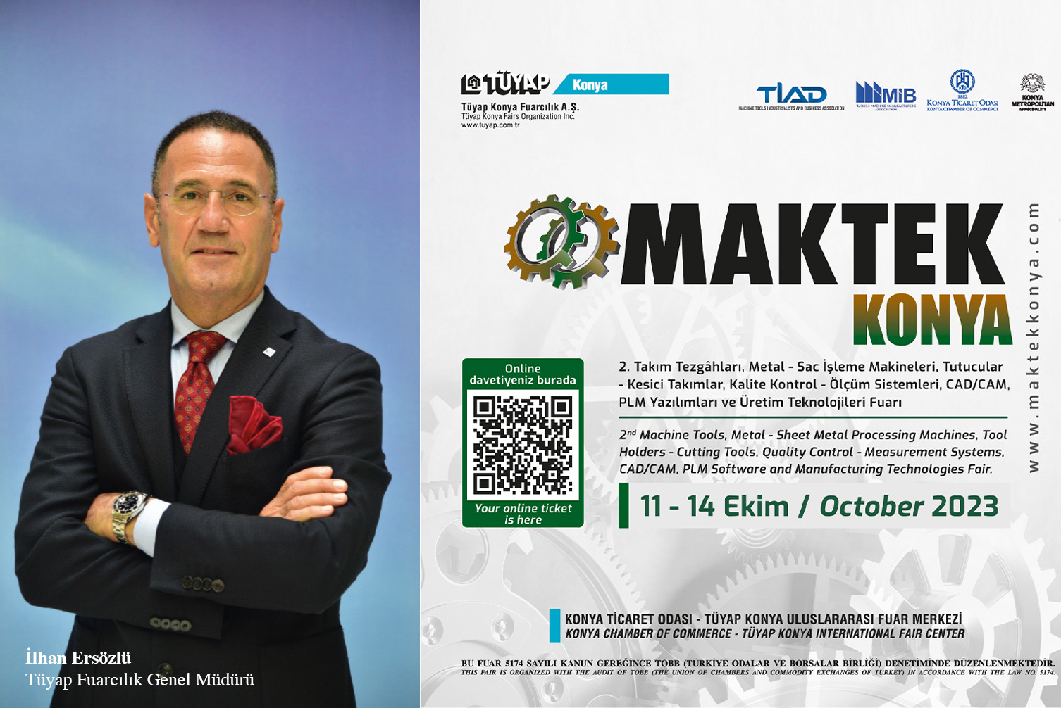 Anadolu imalatının gücüne güç katmak için: MAKTEK Konya çok yakında! 