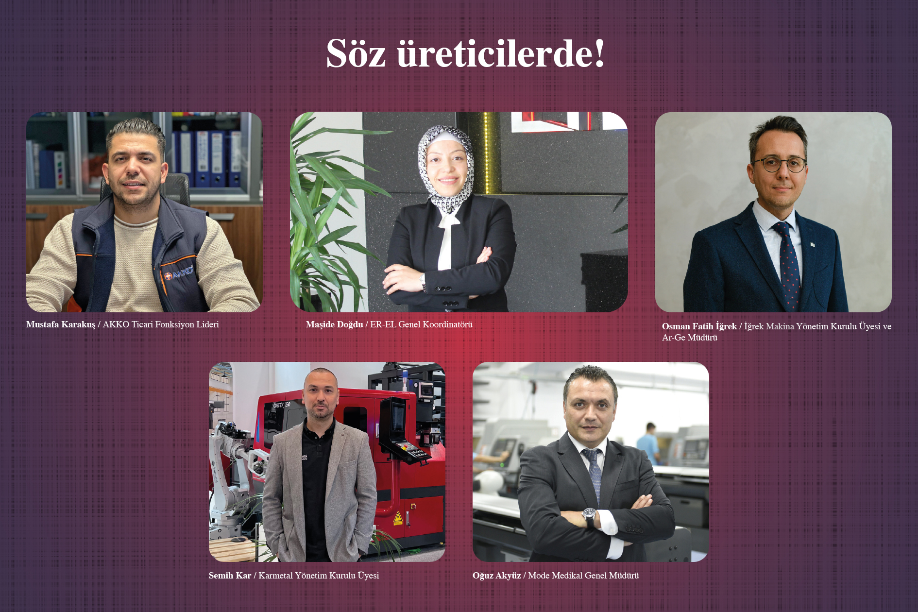 Söz üreticilerde! 